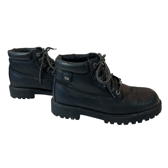 Skechers Leather Ankle High Mens Size 8.5 Waterproof - Picture 1 of 7